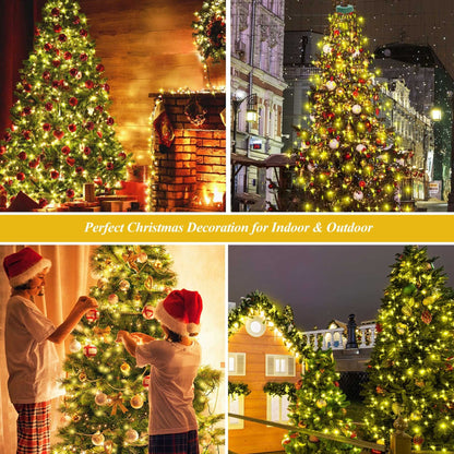 🔥Christmas Pre-sale SAVE 49%🎄Christmas Tree Waterfall Lights with Ring