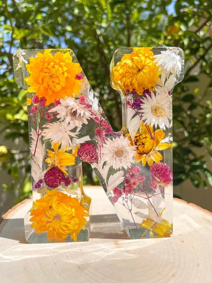 ❤️Mother's Day Specials - 49% OFF🎁Handmade floral resin letter 🌸(Limited Edition)