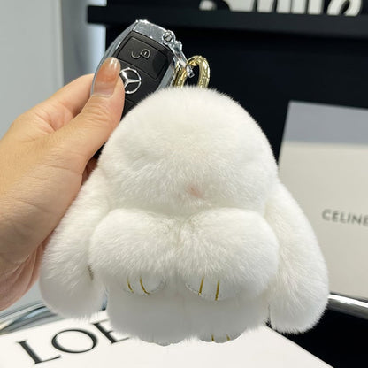 💕Buy 2 Get 10% OFF-🐰 Handmade Soft Bunny PomPom Charms(Boxed Edition)