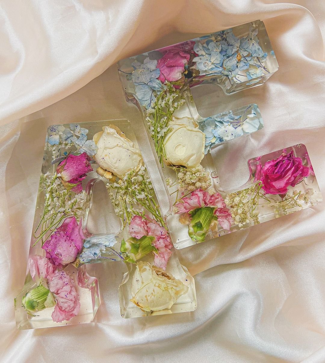 ❤️Mother's Day Specials - 49% OFF🎁Handmade floral resin letter 🌸(Limited Edition)