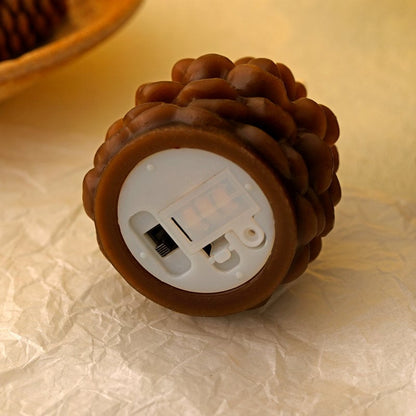 🎅2025 Christmas Promos🔥Flameless Pinecone Candles Battery Operated
