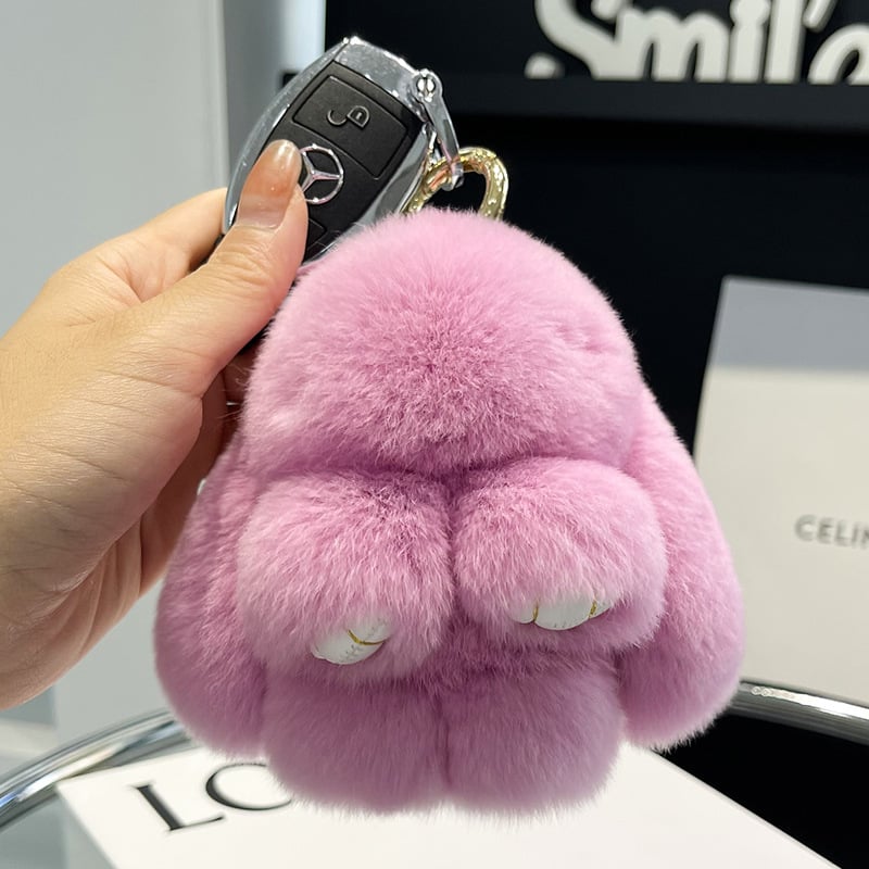 💕Buy 2 Get 10% OFF-🐰 Handmade Soft Bunny PomPom Charms(Boxed Edition)