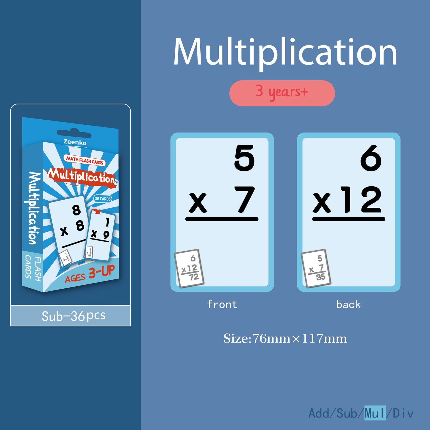 Math Flash Cards and Pop Fidget Chart