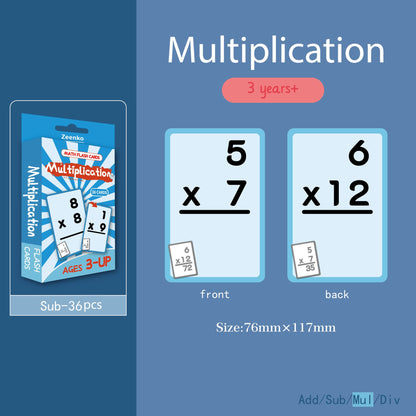 Math Flash Cards and Pop Fidget Chart