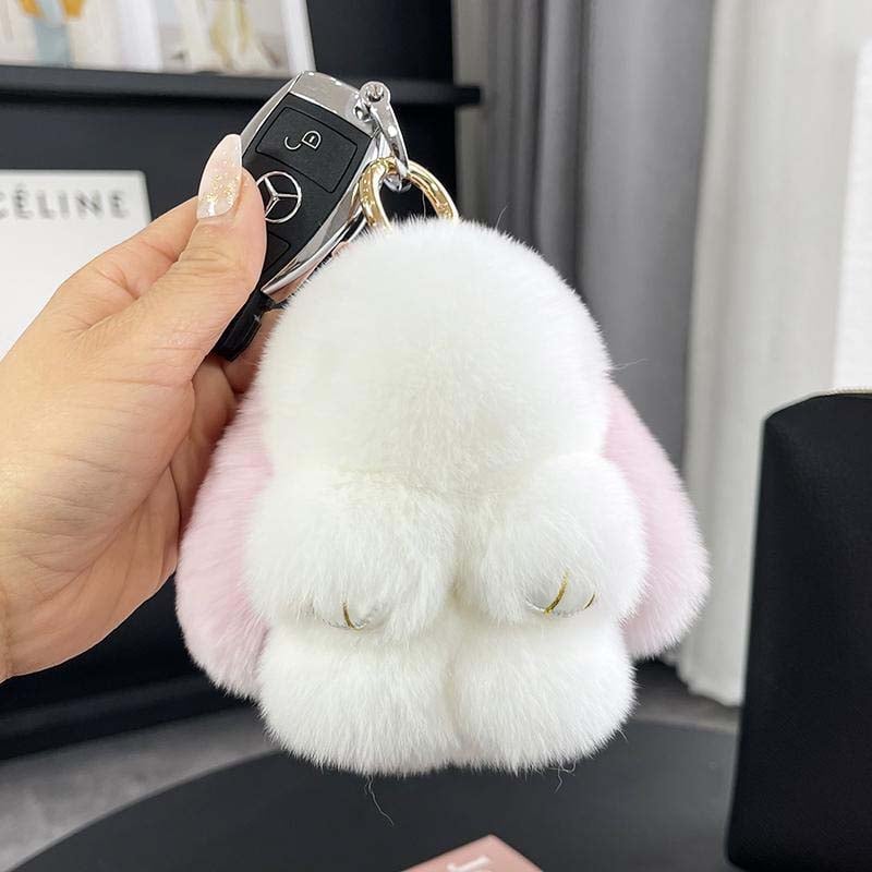 💕Buy 2 Get 10% OFF-🐰 Handmade Soft Bunny PomPom Charms(Boxed Edition)