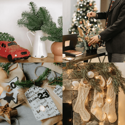 🌟Wow!! Last Day 49% OFF-Natural Christmas Greenery- Reusable Norfolk Pine Garland