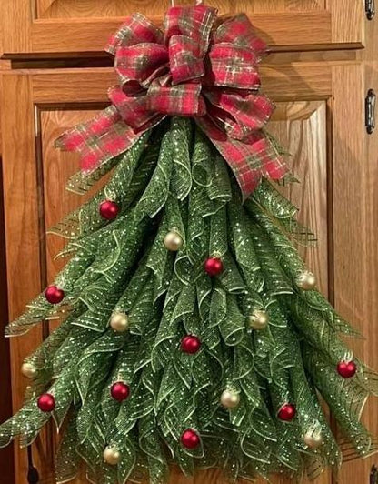 🔥Last Day 49 OFF - 🎄Handmade Christmas Tree Wreath