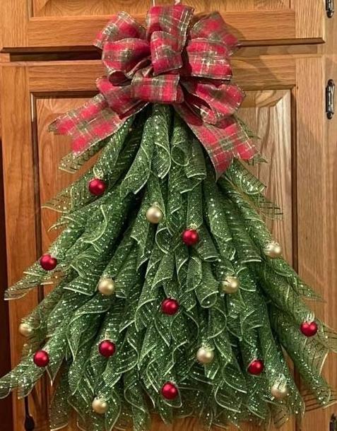 🔥Last Day 49 OFF - 🎄Handmade Christmas Tree Wreath