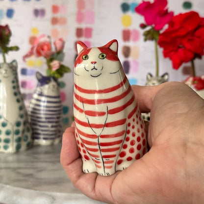 🔥Last Day 49% Off🔥Polka Dot Cat Vase