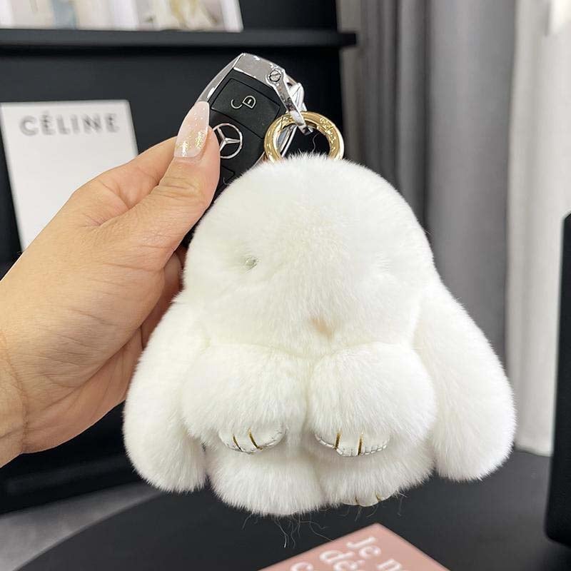 💕Buy 2 Get 10% OFF-🐰 Handmade Soft Bunny PomPom Charms(Boxed Edition)