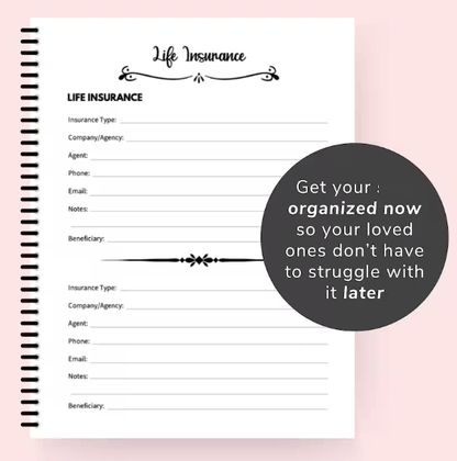 💥2024 NEW SALE-49% OFF💥"F**k I'm Dead, Now What?"End Of Life Planner
