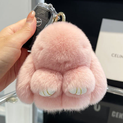 💕Buy 2 Get 10% OFF-🐰 Handmade Soft Bunny PomPom Charms(Boxed Edition)