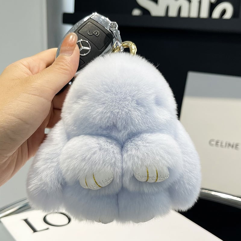 💕Buy 2 Get 10% OFF-🐰 Handmade Soft Bunny PomPom Charms(Boxed Edition)