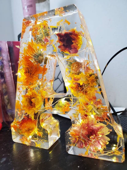 ❤️Mother's Day Specials - 49% OFF🎁Handmade floral resin letter 🌸(Limited Edition)
