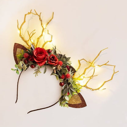 🎅2024 Christmas Promos-49% OFF🔥Reindeer Headband-Christmas Reindeer Antler