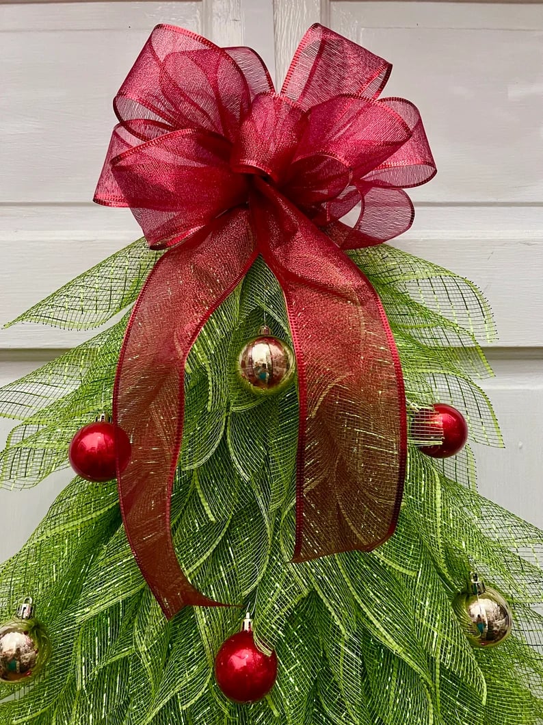 🔥Last Day 49 OFF - 🎄Handmade Christmas Tree Wreath