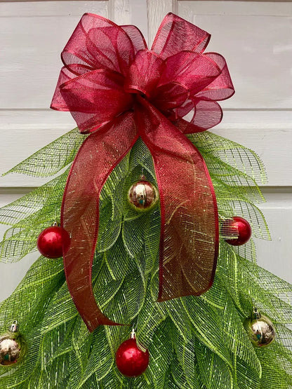 🔥Last Day 49 OFF - 🎄Handmade Christmas Tree Wreath