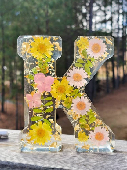 ❤️Mother's Day Specials - 49% OFF🎁Handmade floral resin letter 🌸(Limited Edition)