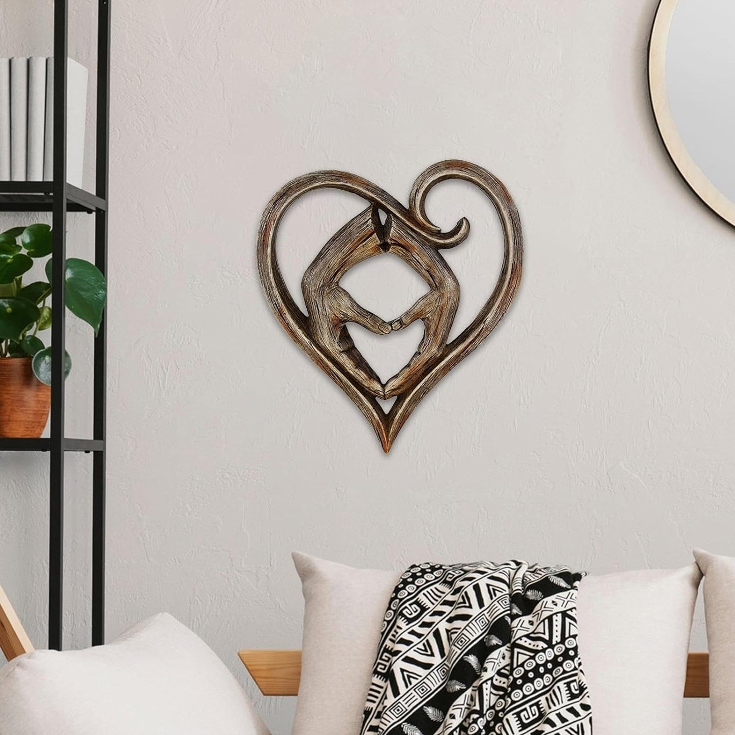 🔥 Heart Hands Wall Decor - Forever Love