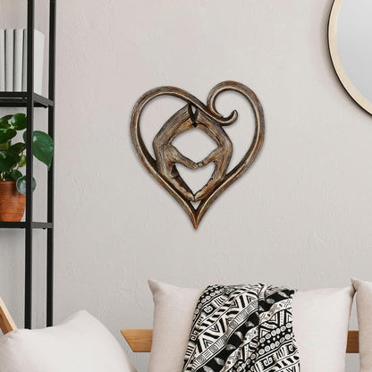 🔥 Heart Hands Wall Decor - Forever Love