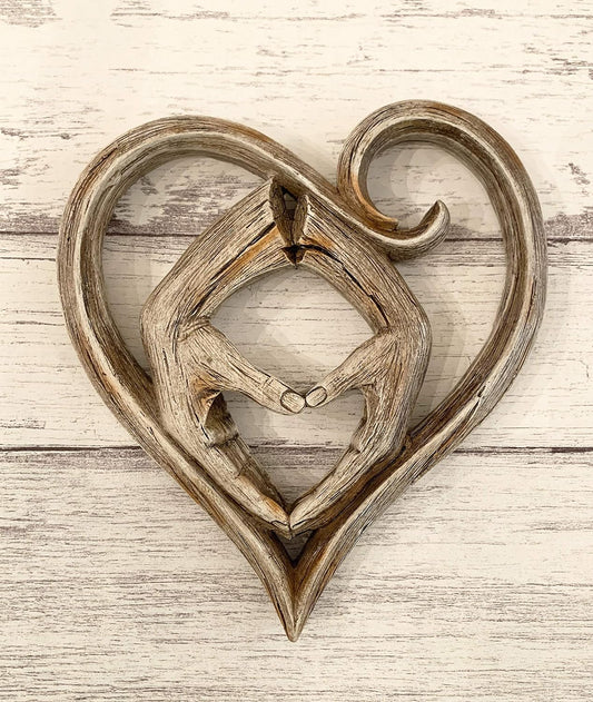 🔥 Heart Hands Wall Decor - Forever Love