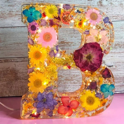 ❤️Mother's Day Specials - 49% OFF🎁Handmade floral resin letter 🌸(Limited Edition)