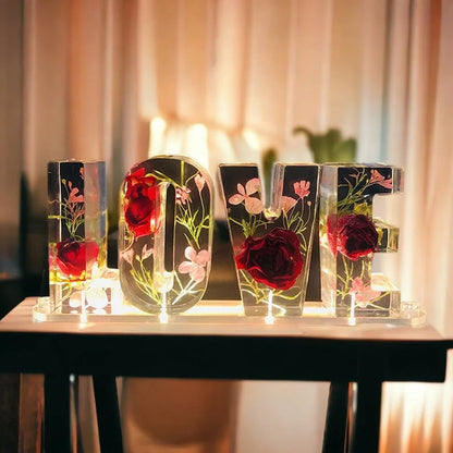 ❤️Mother's Day Specials - 49% OFF🎁Handmade floral resin letter 🌸(Limited Edition)