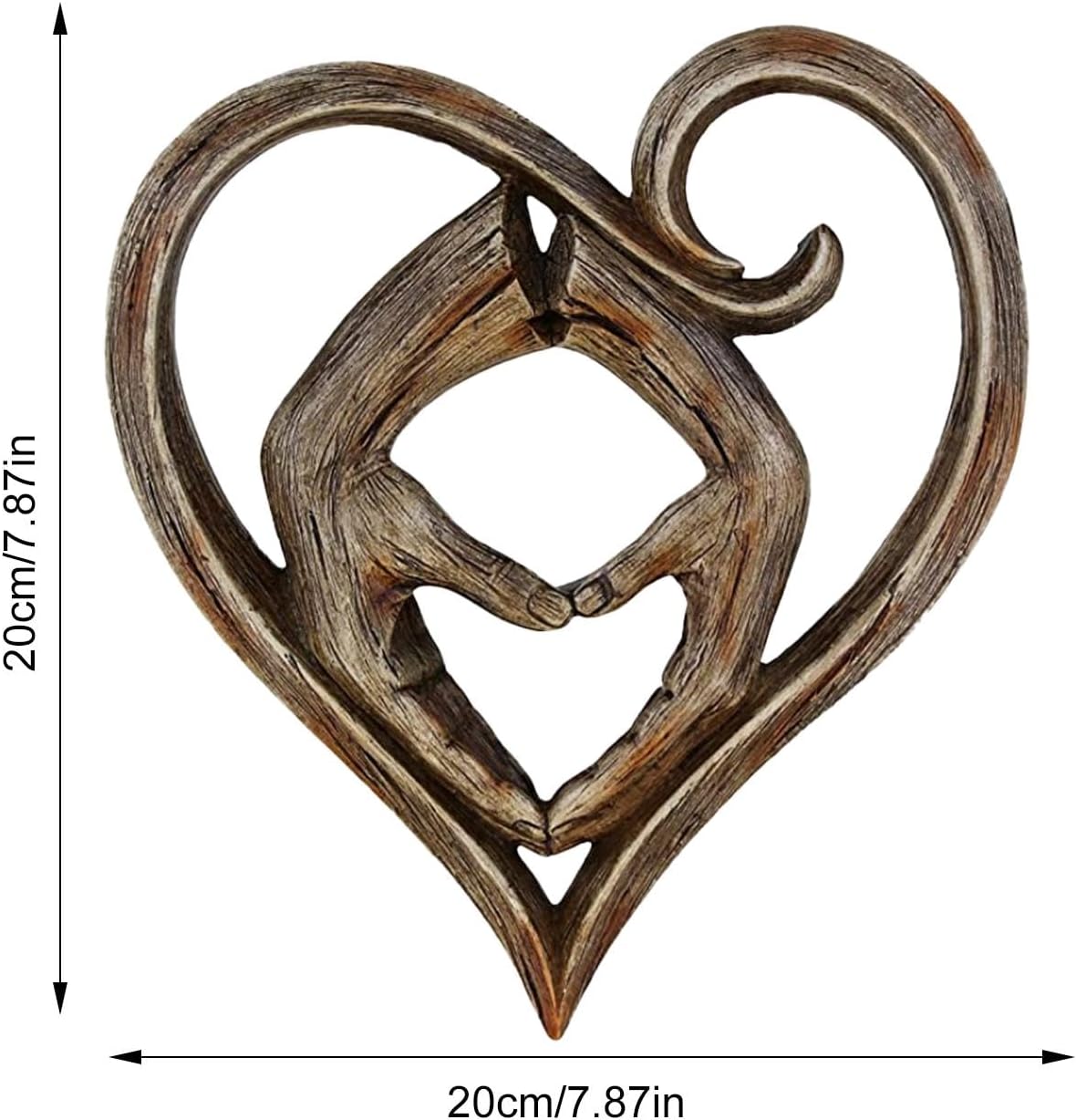 🔥 Heart Hands Wall Decor - Forever Love