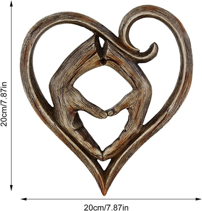🔥 Heart Hands Wall Decor - Forever Love