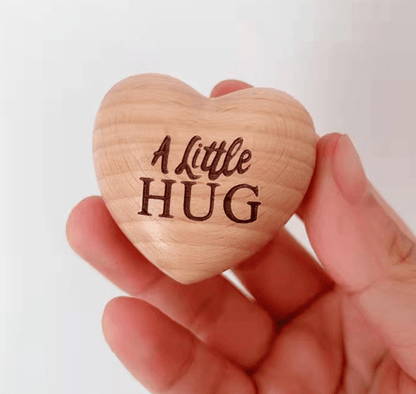 💖Pocket Hug Wooden Heart Token--Anniversary gifts, Valentine's Day gifts