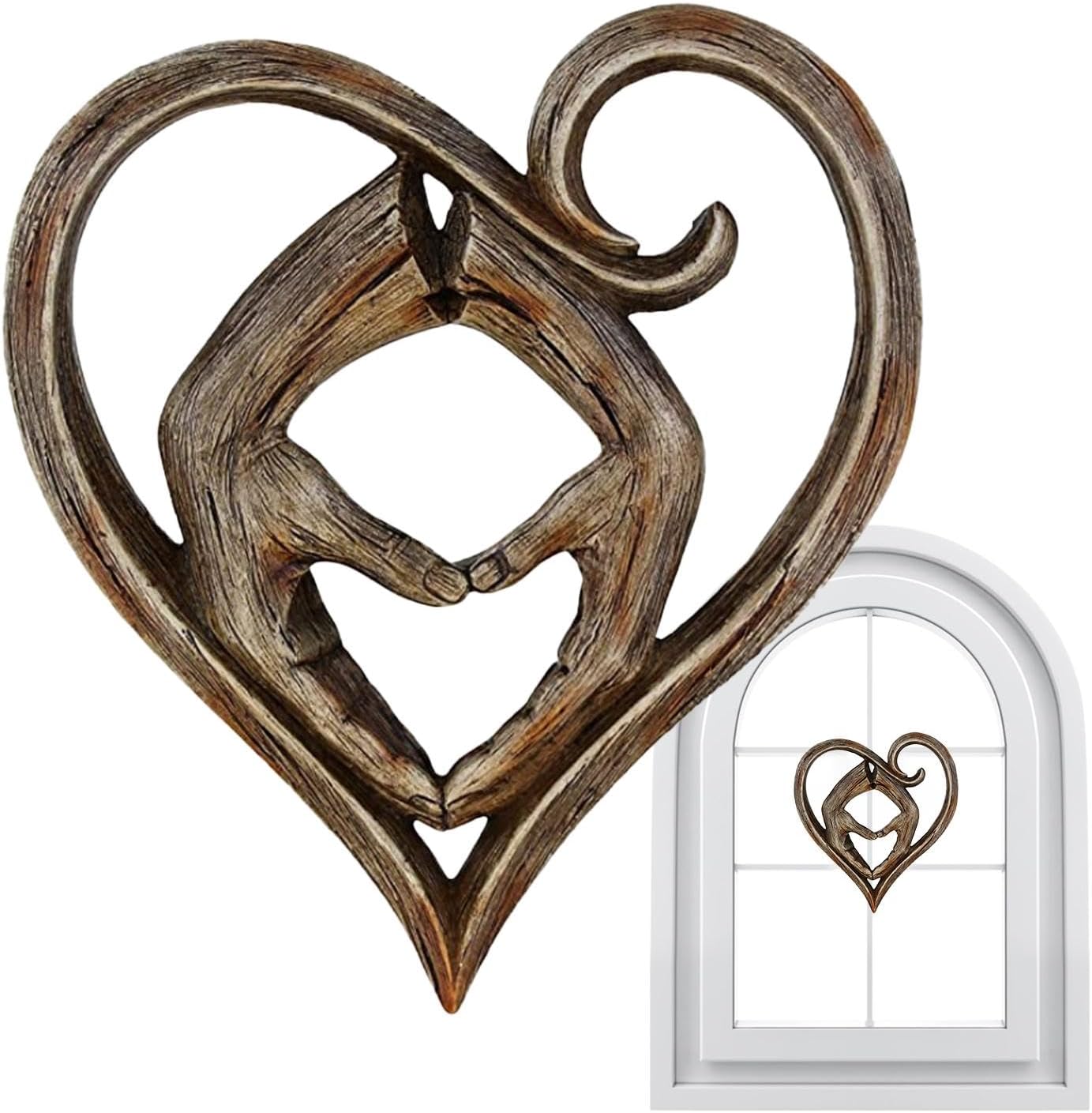 🔥 Heart Hands Wall Decor - Forever Love