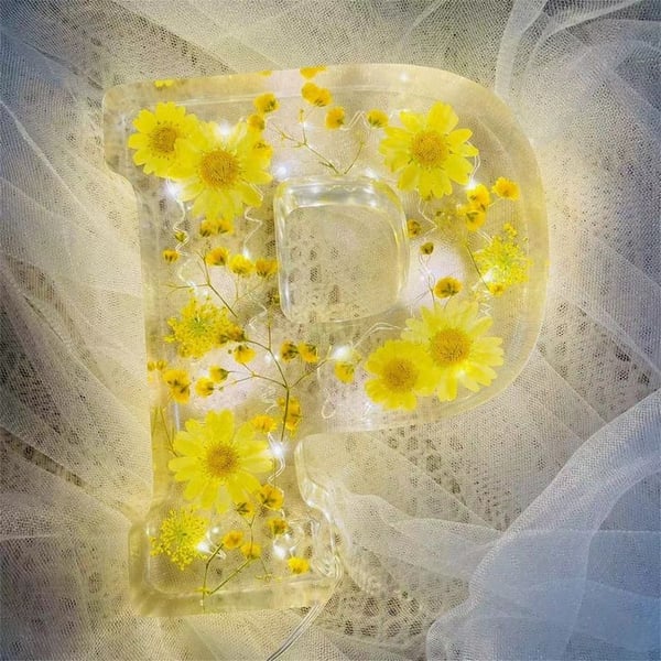 ❤️Mother's Day Specials - 49% OFF🎁Handmade floral resin letter 🌸(Limited Edition)