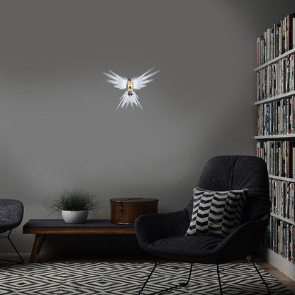 3D Eagle Wall Sconce LED Wall Lamp Resin Animal Statue