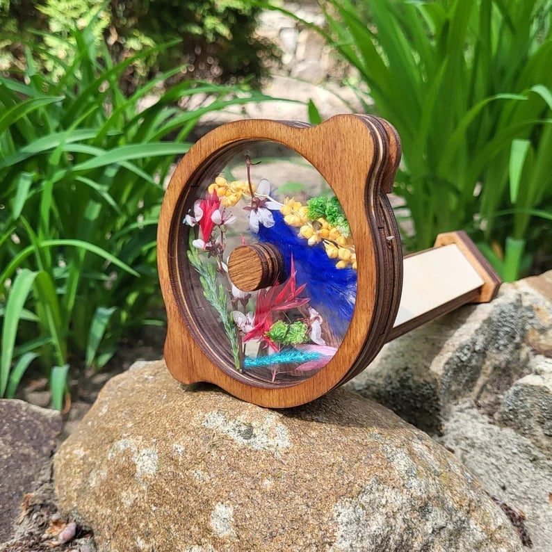 🎁Best gift for your loved one⇝ 💓Wooden Handmade Kaleidoscope