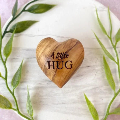 💖Pocket Hug Wooden Heart Token--Anniversary gifts, Valentine's Day gifts