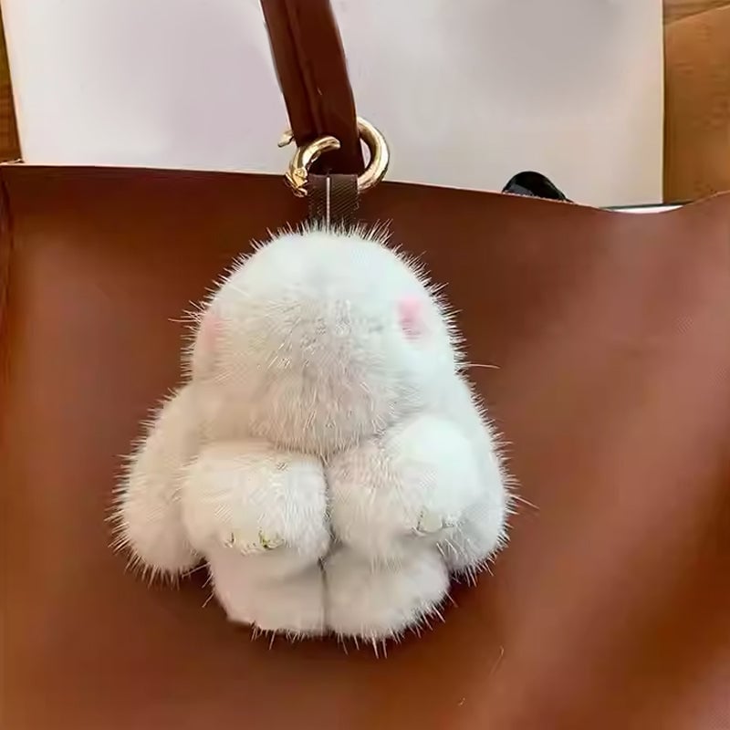 💕Buy 2 Get 10% OFF-🐰 Handmade Soft Bunny PomPom Charms(Boxed Edition)