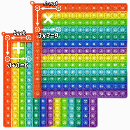 Math Flash Cards and Pop Fidget Chart
