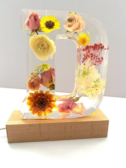 ❤️Mother's Day Specials - 49% OFF🎁Handmade floral resin letter 🌸(Limited Edition)