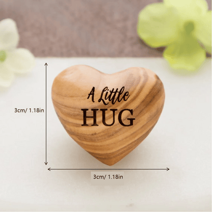💖Pocket Hug Wooden Heart Token--Anniversary gifts, Valentine's Day gifts