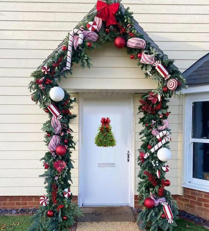 🔥Last Day 49 OFF - 🎄Handmade Christmas Tree Wreath
