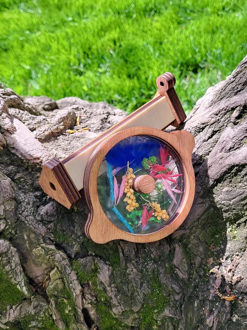 🎁Best gift for your loved one⇝ 💓Wooden Handmade Kaleidoscope