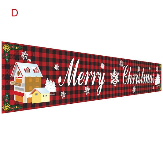🔥Last Day 49% OFF NOW🎄Christmas Outdoor Banner Flag Pulling