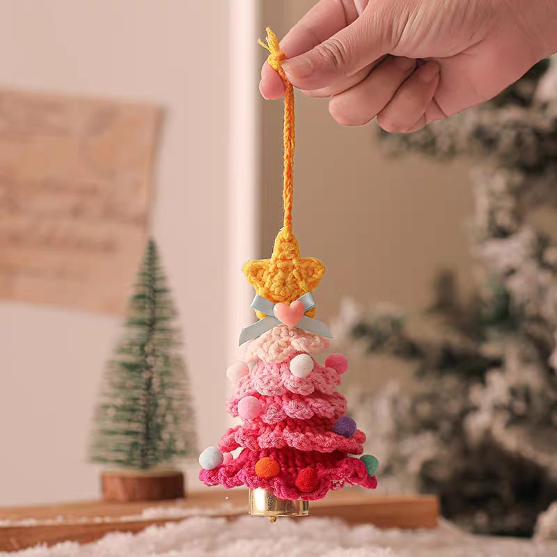 🎄Tiny Handmade Christmas Tree – Cozy Ornament & Heartfelt Holiday Gift
