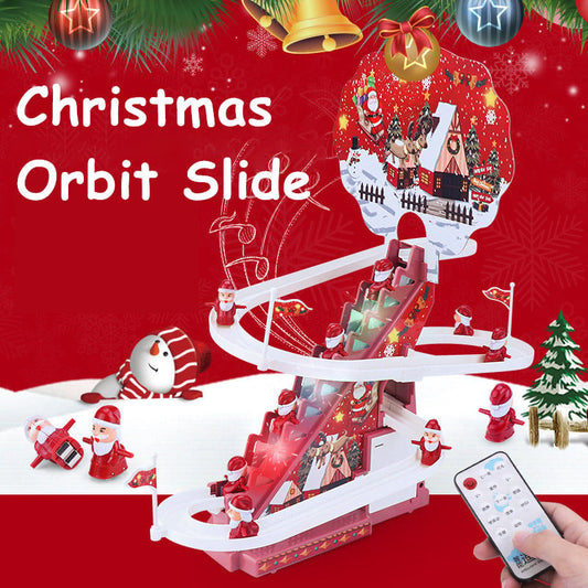 🎅Santa Claus Electric Track Slide Toys