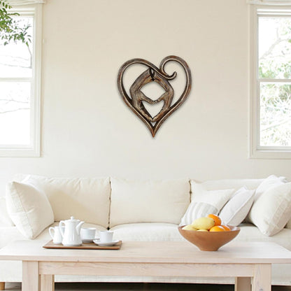 🔥 Heart Hands Wall Decor - Forever Love