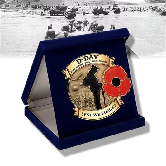 🔥D-DAY 80th Anniversary Commemorative Badge