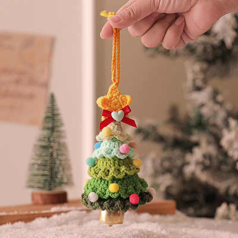 🎄Tiny Handmade Christmas Tree – Cozy Ornament & Heartfelt Holiday Gift