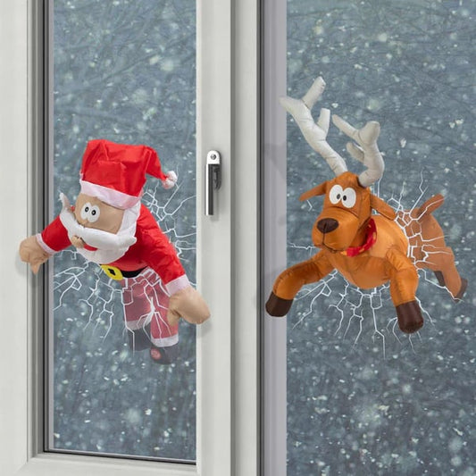 🔥Hot Sale Promotion 49% OFF🎁✨Crashing Reindeer & Santa Set