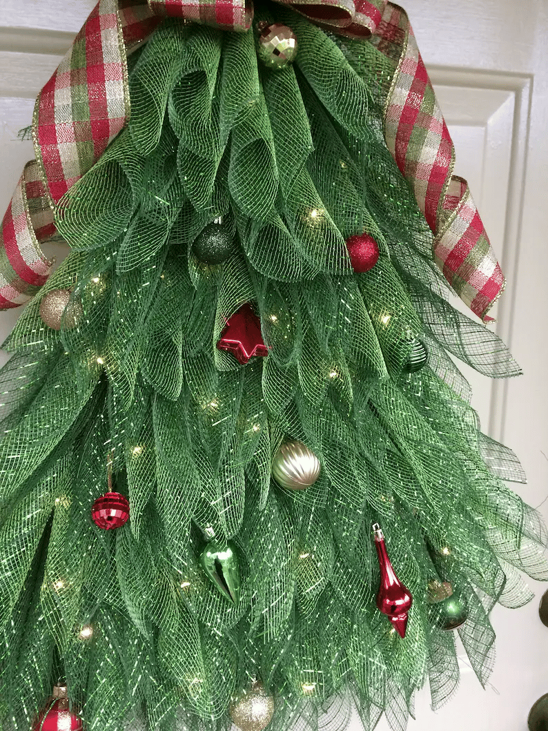 🔥Last Day 49 OFF - 🎄Handmade Christmas Tree Wreath