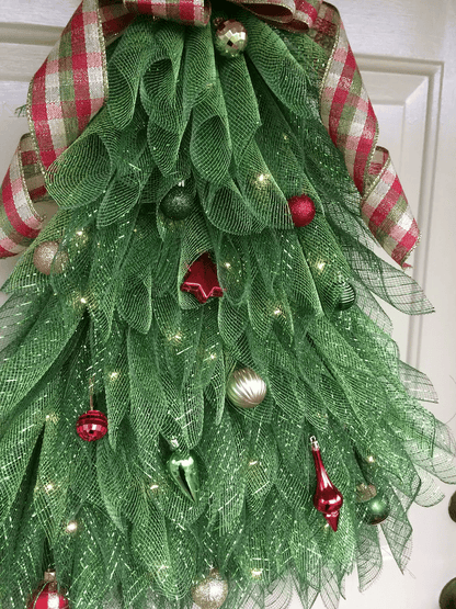 🔥Last Day 49 OFF - 🎄Handmade Christmas Tree Wreath
